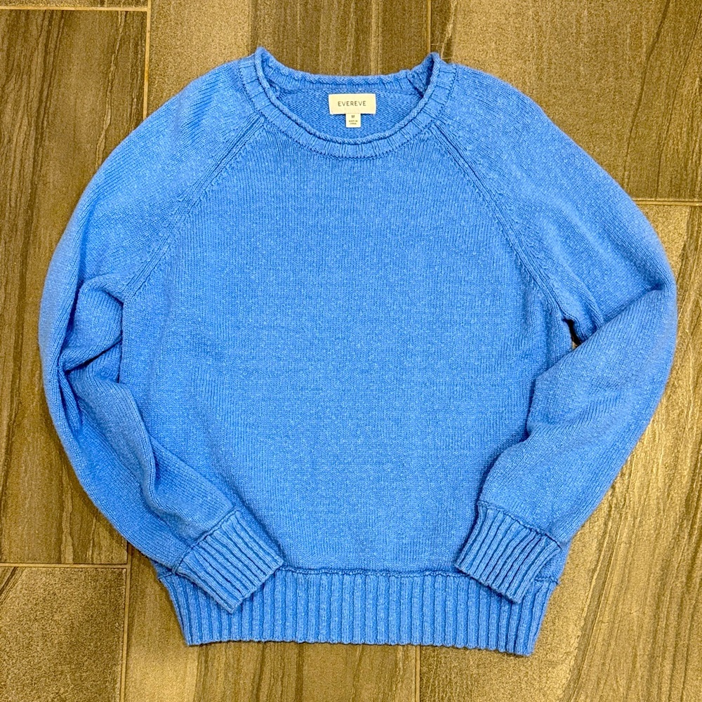 Evereve Vibrant Blue Crewneck Sweater